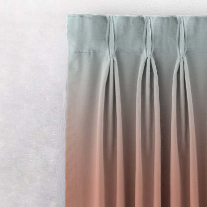 Digital Boho Printed Twill Textured Room Darkening Curtains Set Of 2 - DSBH05