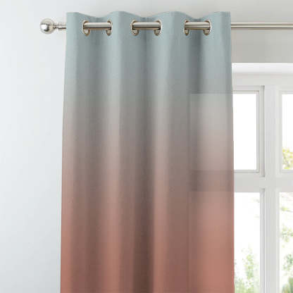 Digital Boho Printed Twill Textured Room Darkening Curtains Set Of 2 - DSBH05