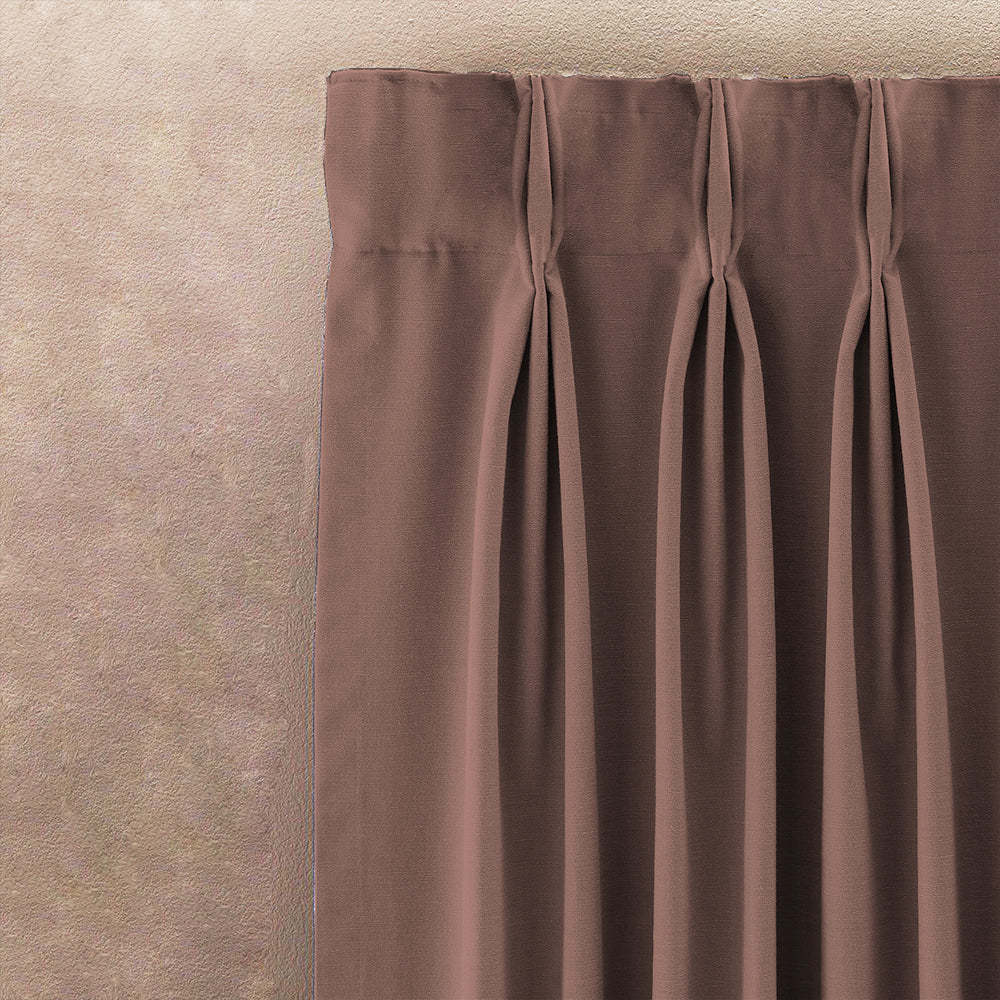 Nostalgic Reverie Combination Tuscany Brown Dimout Curtain Set Of 4 -(DS592DOP5)