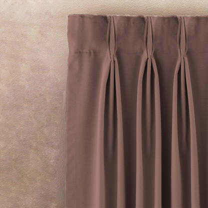 Nostalgic Reverie Combination Tuscany Brown Dimout Curtain Set Of 4 -(DS592DOP5)