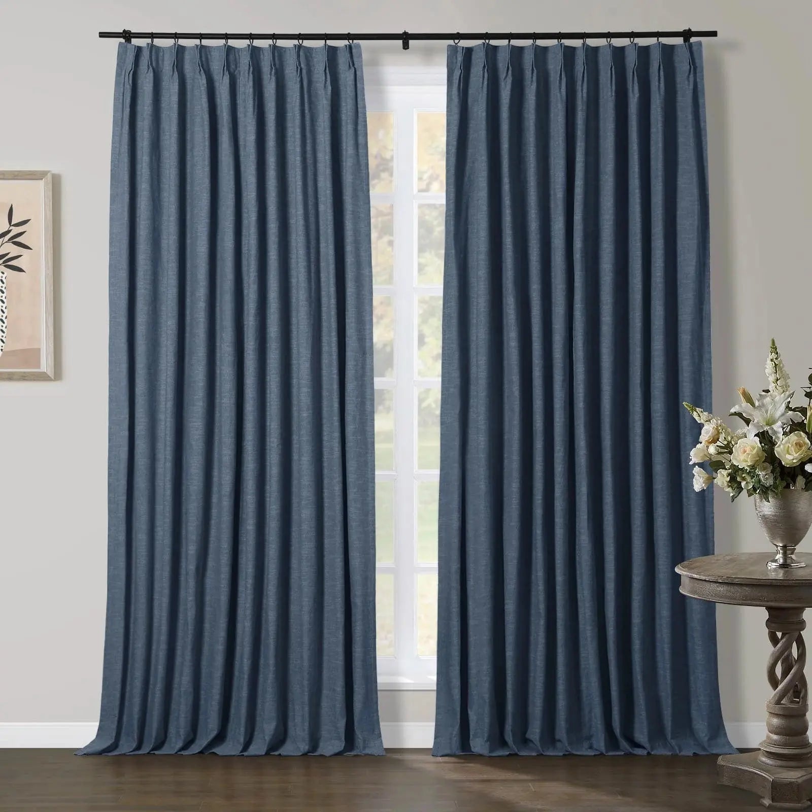 Jawara Luxury Linen Cotton Curtain Pleated TWOPAGES