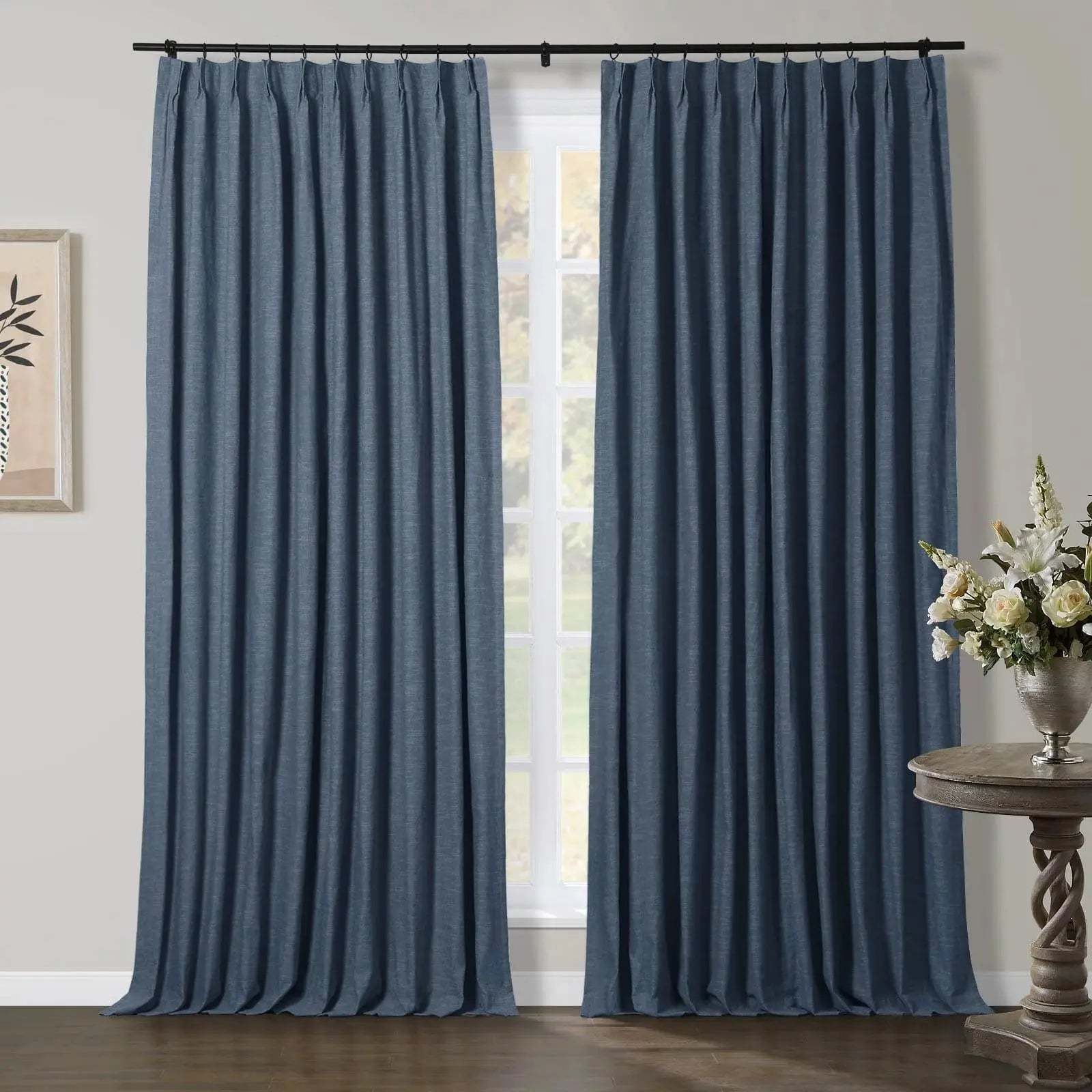 Jawara Luxury Linen Cotton Curtain Pleated TWOPAGES