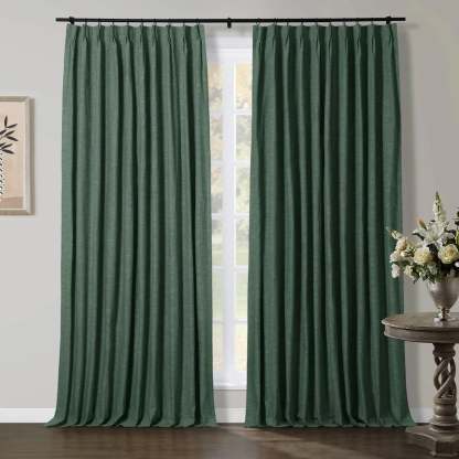 Jawara Luxury Linen Cotton Curtain Pleated TWOPAGES