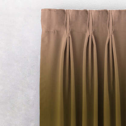 Elegant Ombre Print Room Darkening Curtain - Set of 2 - DSINH4