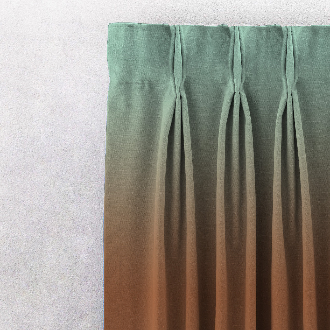 Elegant Ombre Print Room Darkening Curtain - Set of 2 - DSINH9