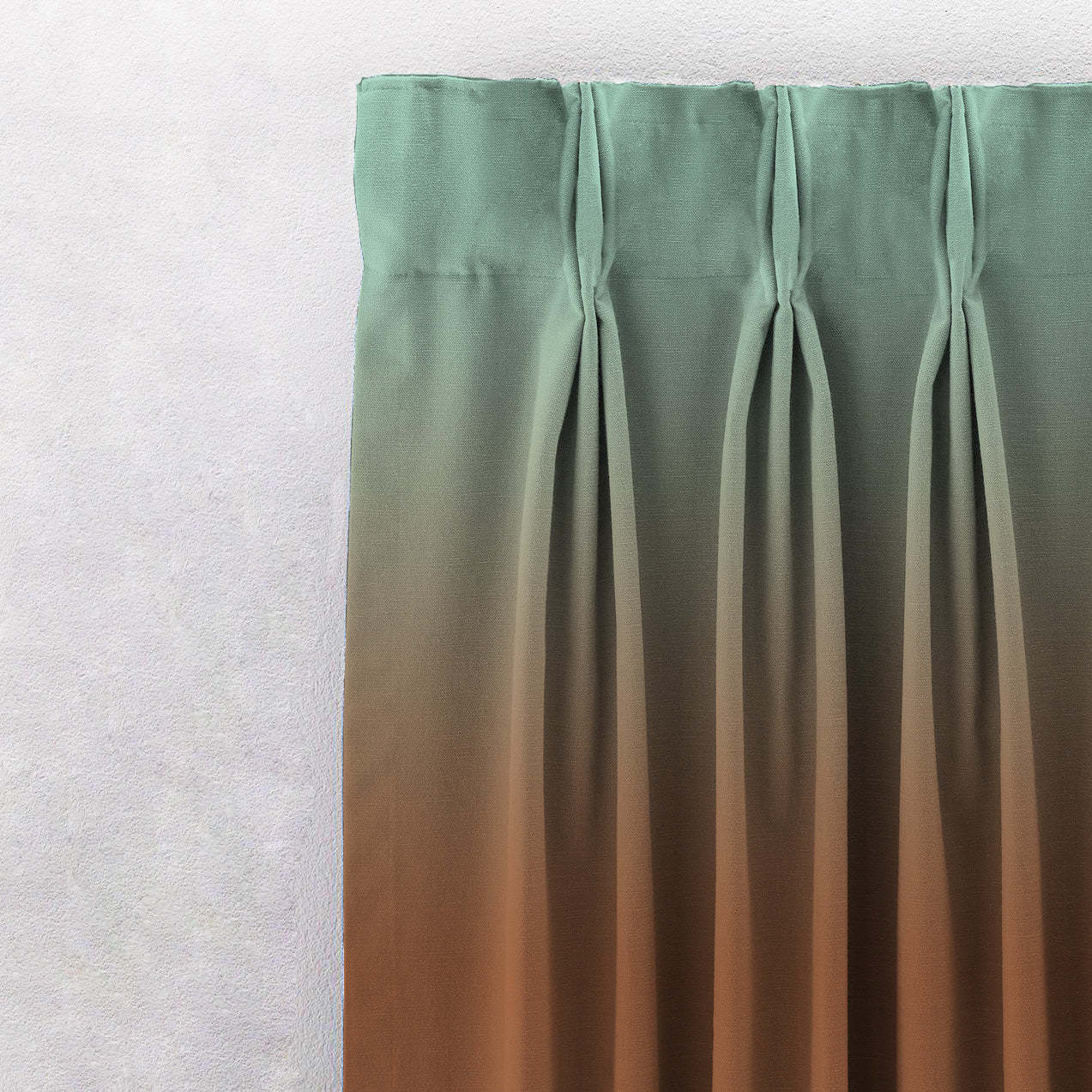 Elegant Ombre Print Room Darkening Curtain - Set of 2 - DSINH9