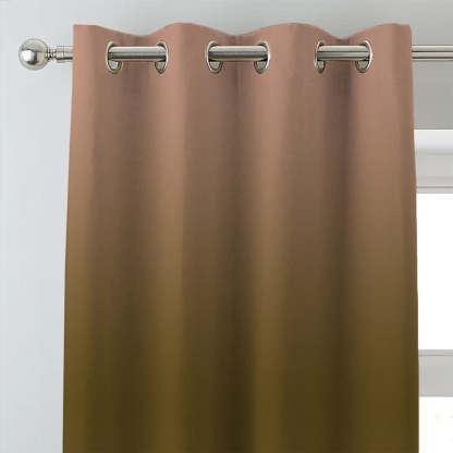 Elegant Ombre Print Room Darkening Curtain - Set of 2 - DSINH4