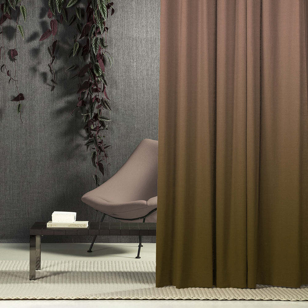 Elegant Ombre Print Room Darkening Curtain - Set of 2 - DSINH4