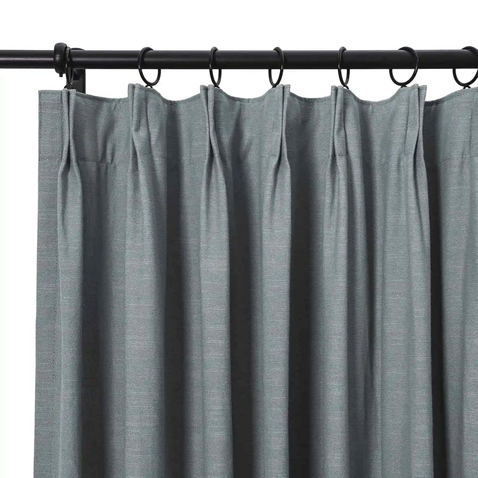 Jawara Luxury Linen Cotton Curtain Pleated -TWOPAGES