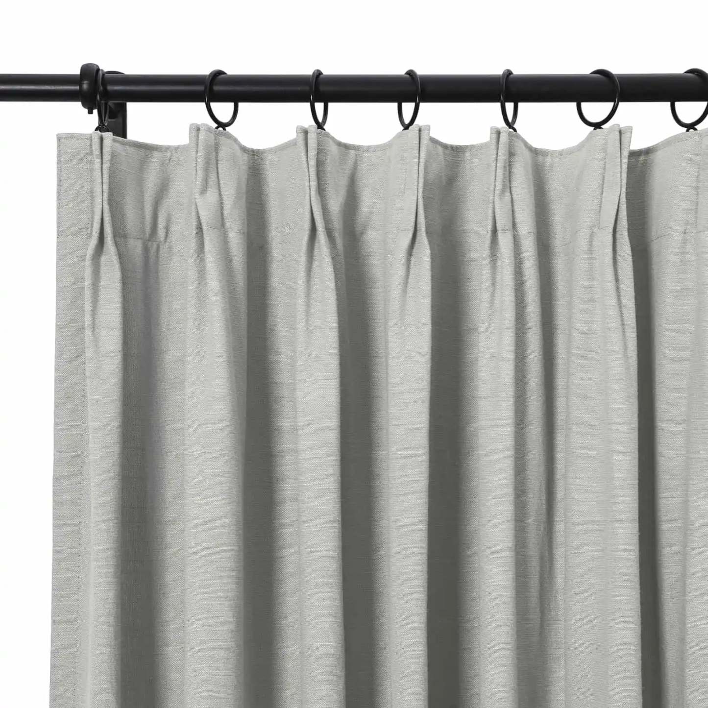Jawara Luxury Linen Cotton Curtain Pleated -TWOPAGES