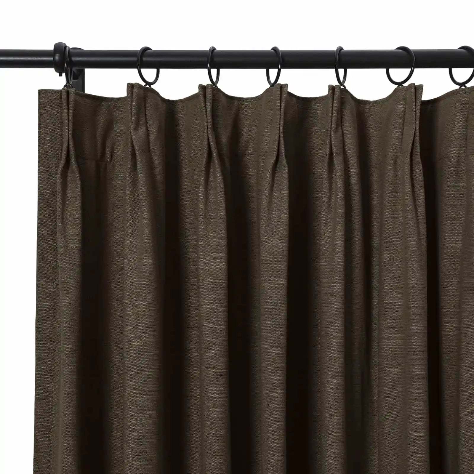 Jawara Luxury Linen Cotton Curtain Pleated -TWOPAGES