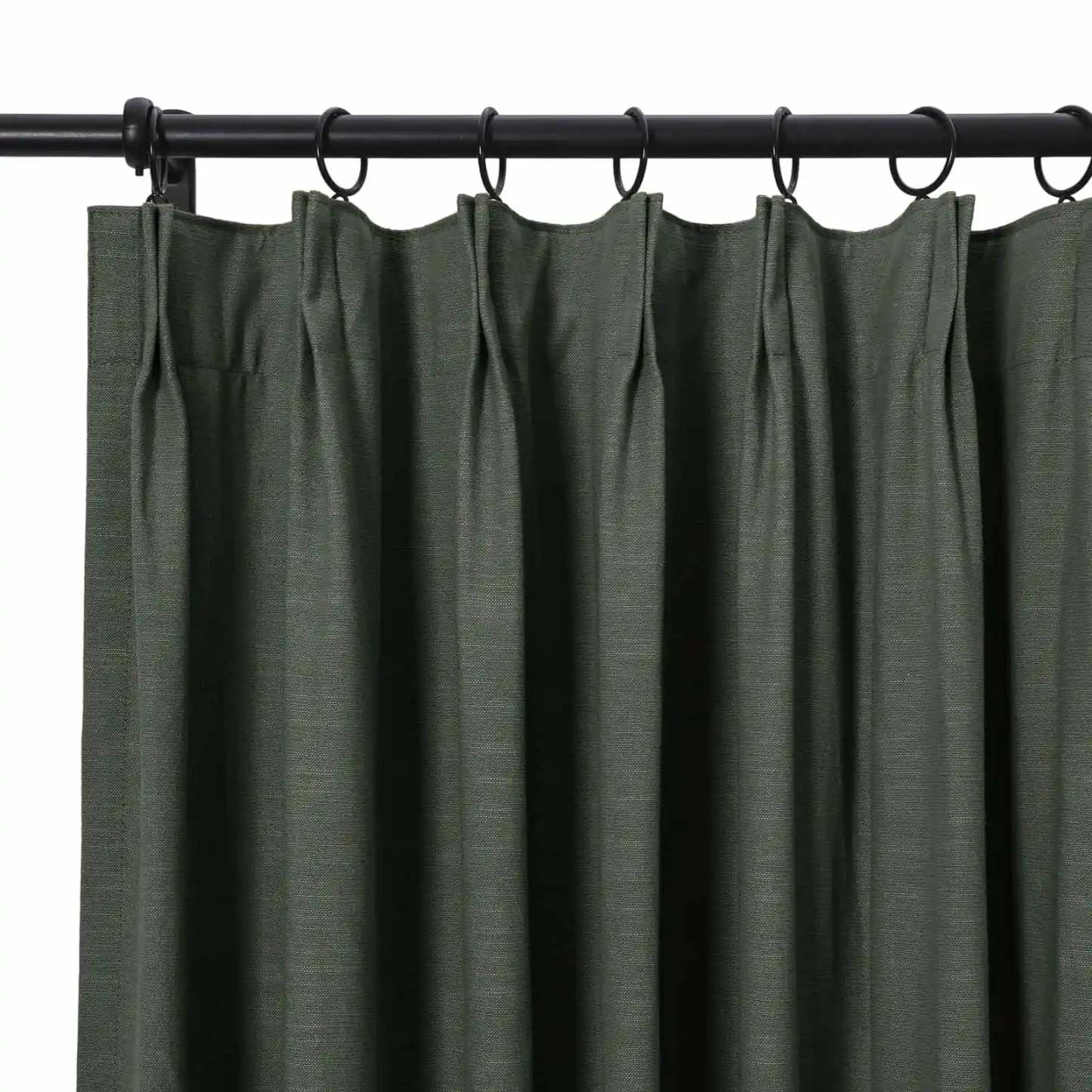 Jawara Luxury Linen Cotton Curtain Pleated -TWOPAGES