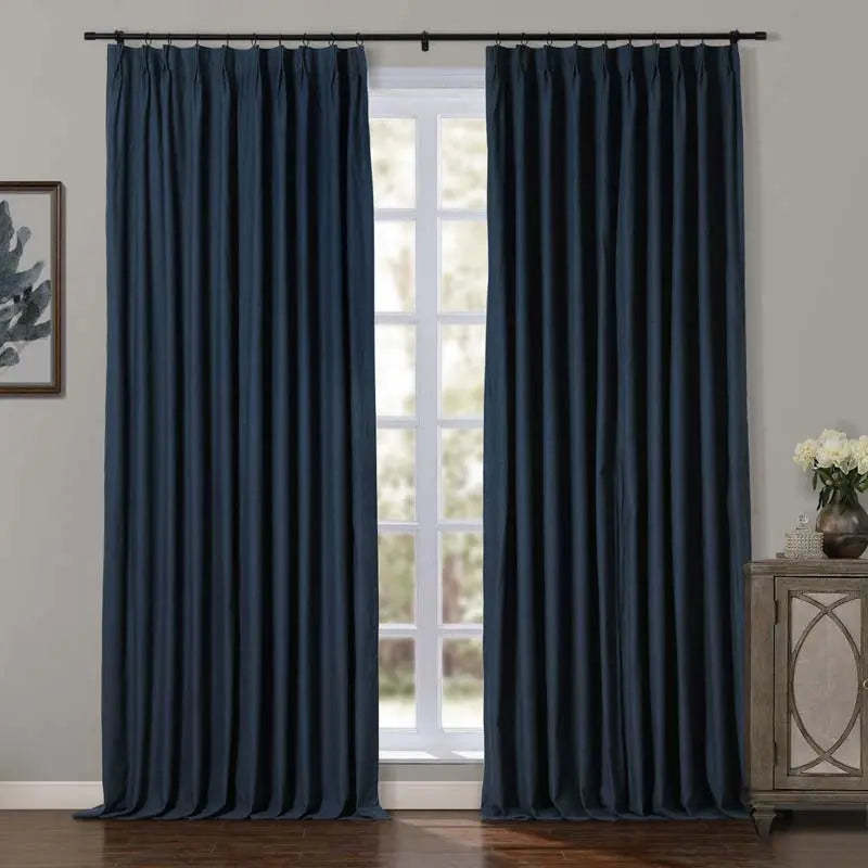 Jawara Luxury Linen Cotton Curtain Pleated TWOPAGES