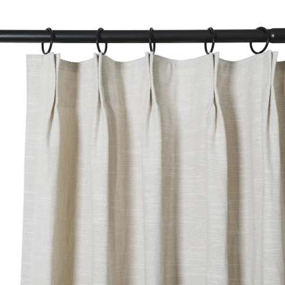 Jawara Luxury Linen Cotton Curtain Pleated TWOPAGES