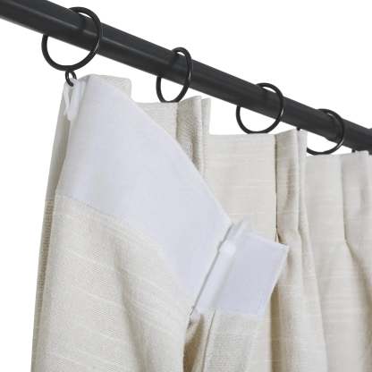 Jawara Luxury Linen Cotton Curtain Pleated TWOPAGES