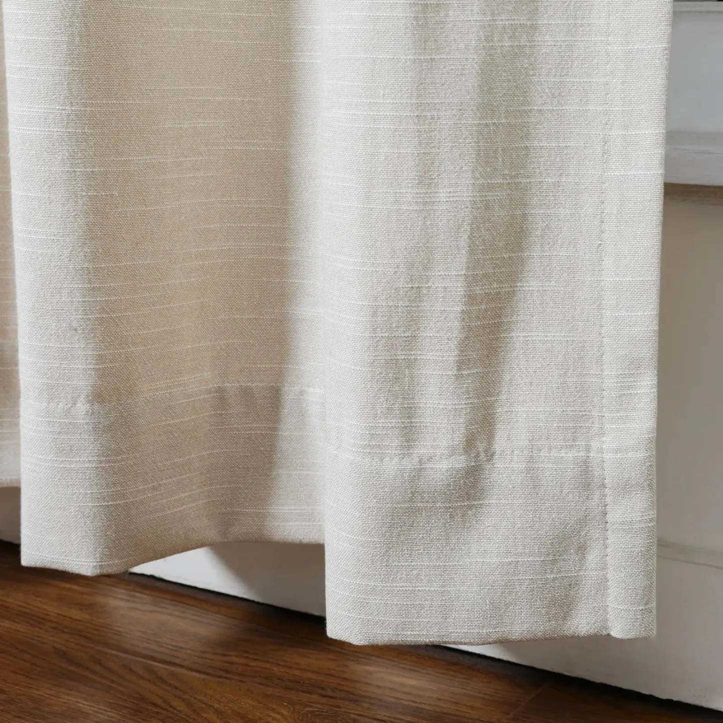Jawara Luxury Linen Cotton Curtain Pleated TWOPAGES