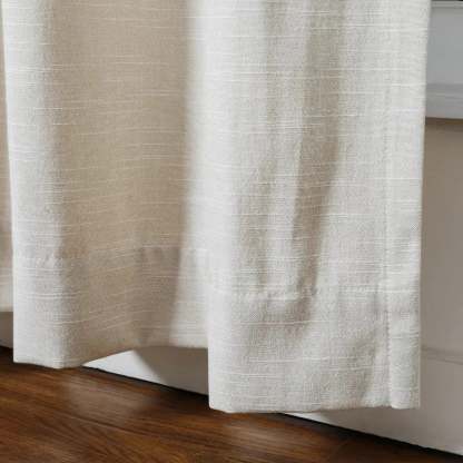 Jawara Luxury Linen Cotton Curtain Pleated TWOPAGES