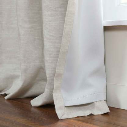 Jawara Luxury Linen Cotton Curtain Pleated TWOPAGES