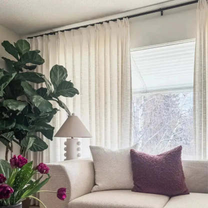 Liz Linen Drape Pleated -TWOPAGES