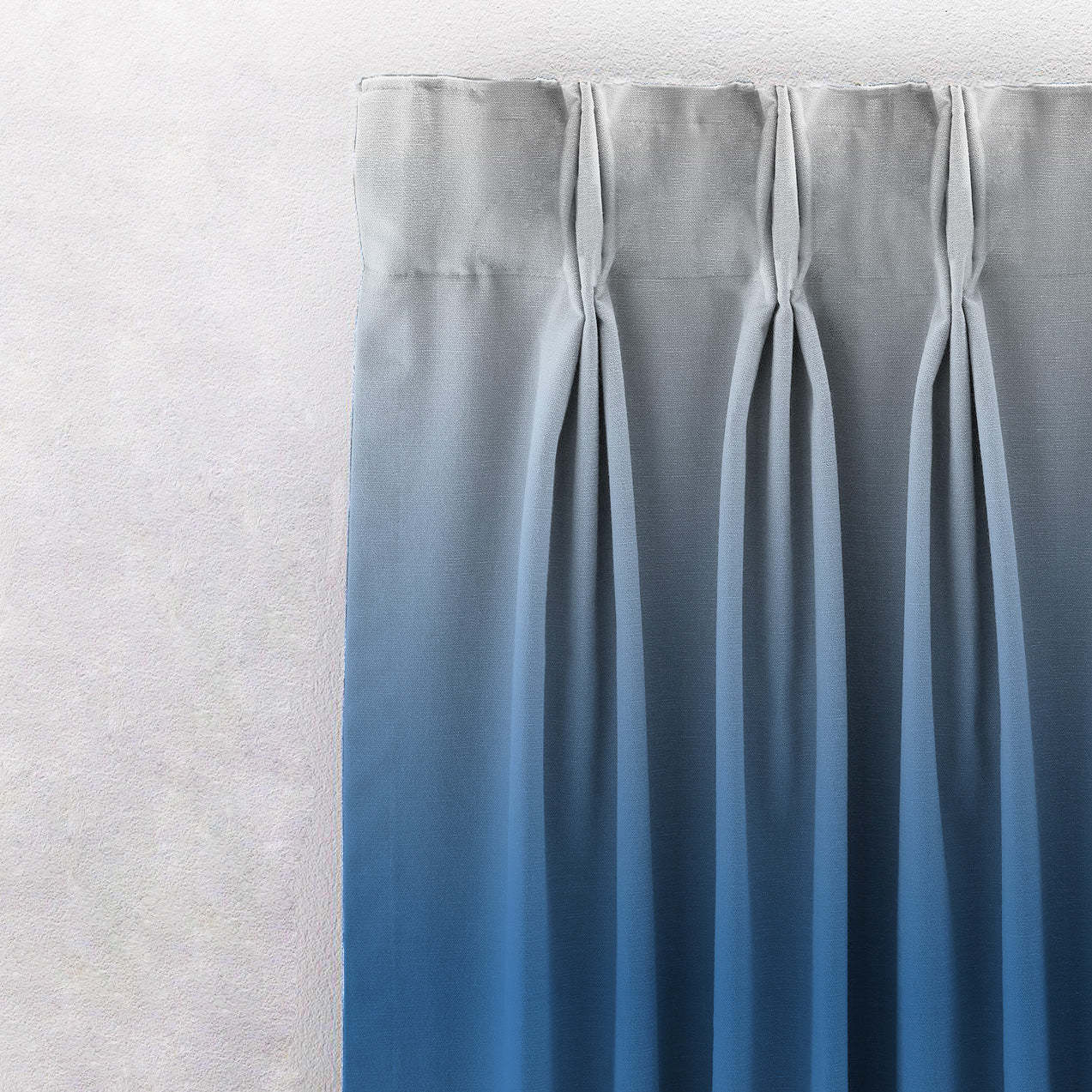 Midnight Mosaic Floral & Ombre Print Combination Room Darkening Curtains Set Of 4 Door Curtain - (19COMBRE23)