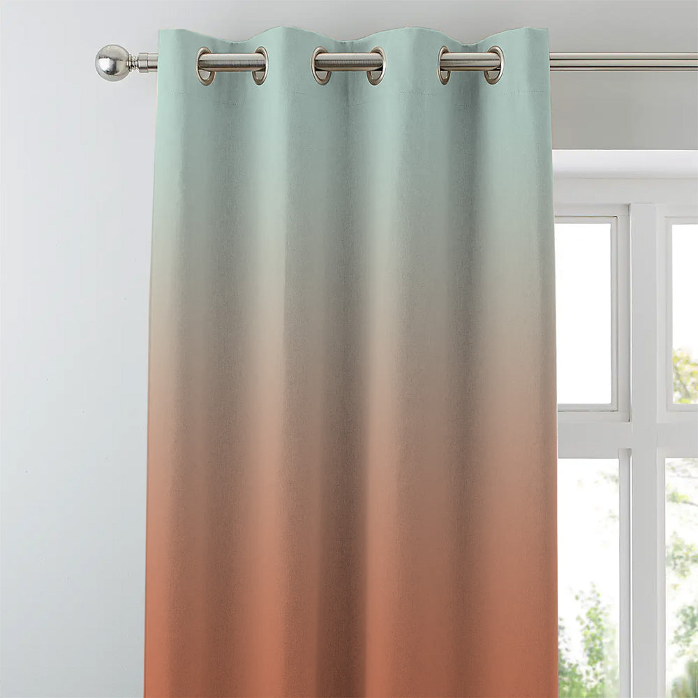 Elegant Ombre Print Room Darkening Curtain Set of 2. OMBRE21