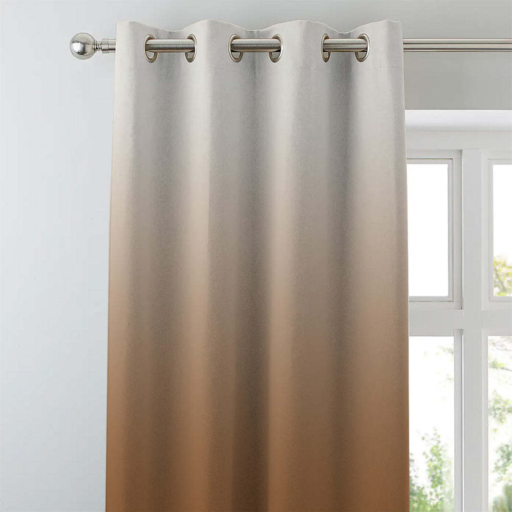 Elegant Ombre Print Room Darkening Curtain Set of 2. OMBRE22