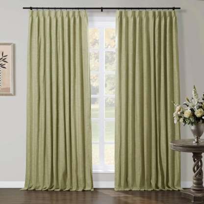 Jawara Luxury Linen Cotton Curtain Pleated TWOPAGES