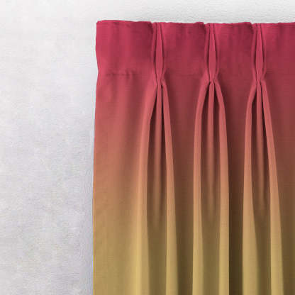 Elegant Ombre Print Room Darkening Curtain - Set of 2 - DSUTSV1