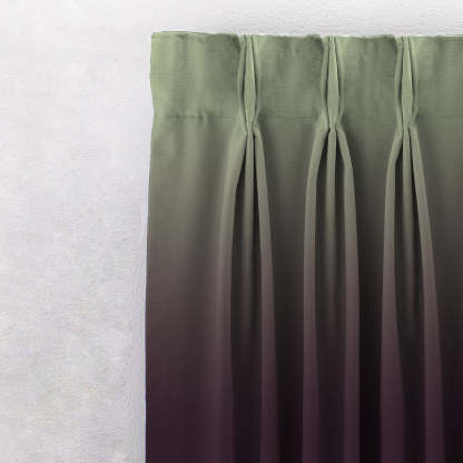 Elegant Ombre Print Room Darkening Curtain - Set of 2 - DSUTSV6