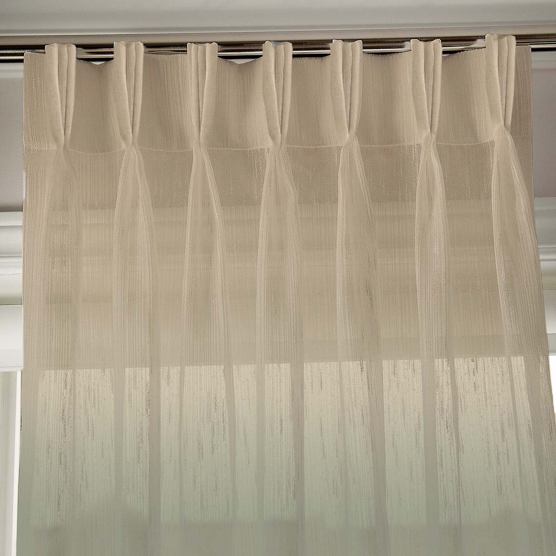 Digital Boho Printed Sheer Semi Transparent Curtain Set Of 2 - DSBH04SHR