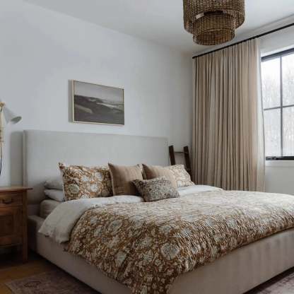 Jawara Luxury Linen Cotton Curtain Pleated TWOPAGES