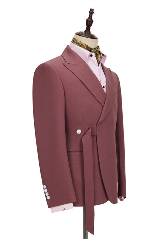 Modern Formal Blazer with Peaked Lapel for Men?��s Wedding