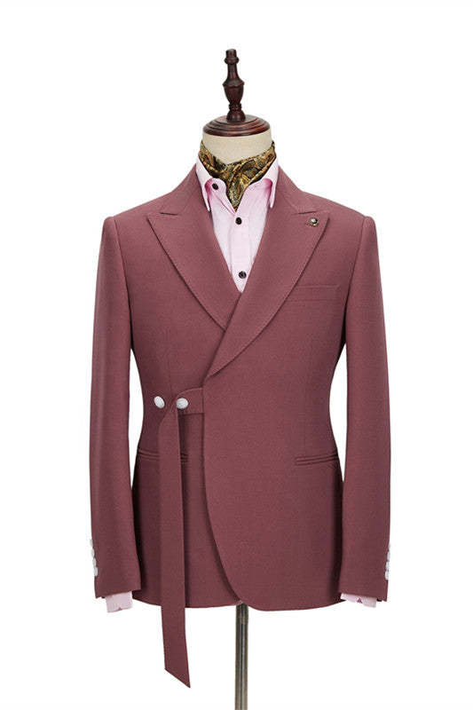 Modern Formal Blazer with Peaked Lapel for Men?��s Wedding