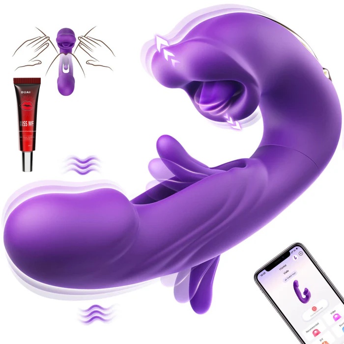 KOXTEN| App Control Flapping and Licking Suction Sex Toy Vibrator