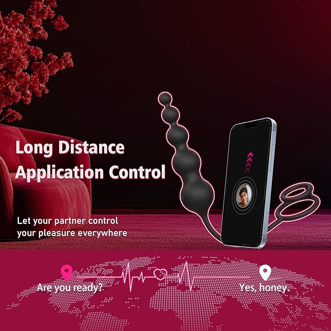 Bigger and bigger beads💪💪 -- double ring + butt plug💥💥