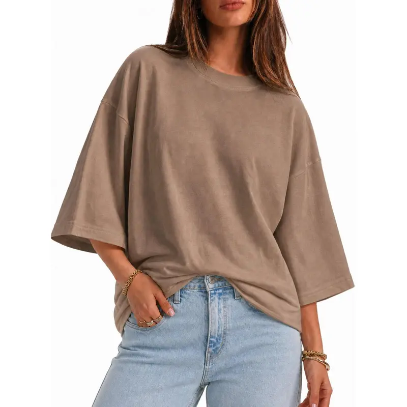 Women's oversized cotton t-shirt product image 16