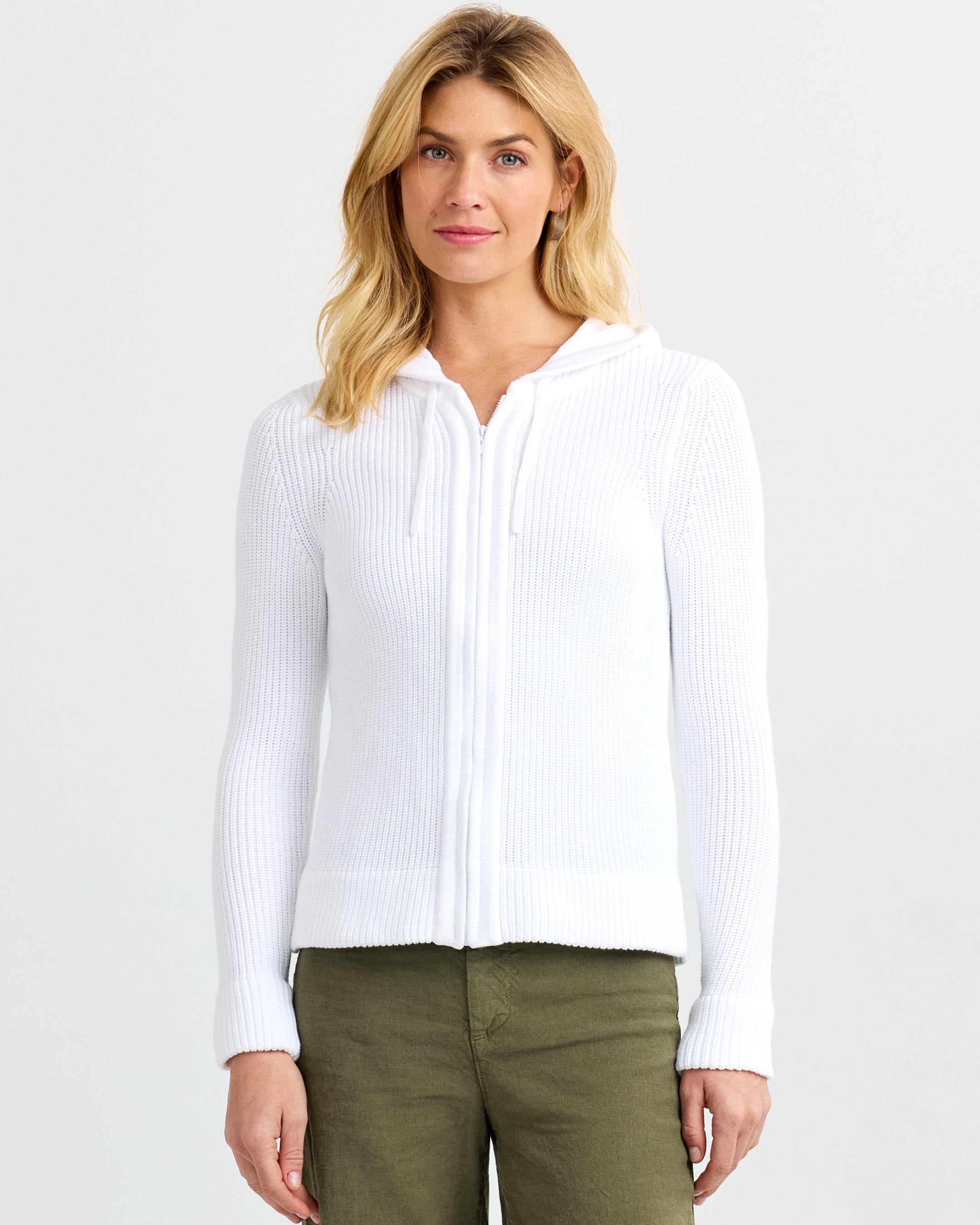 Women's Cotton Fisherman Zip Hoodie product image 8