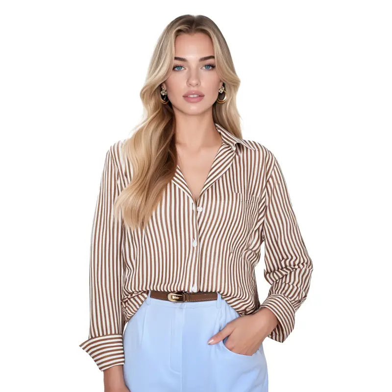 Striped Button-Down Shirts