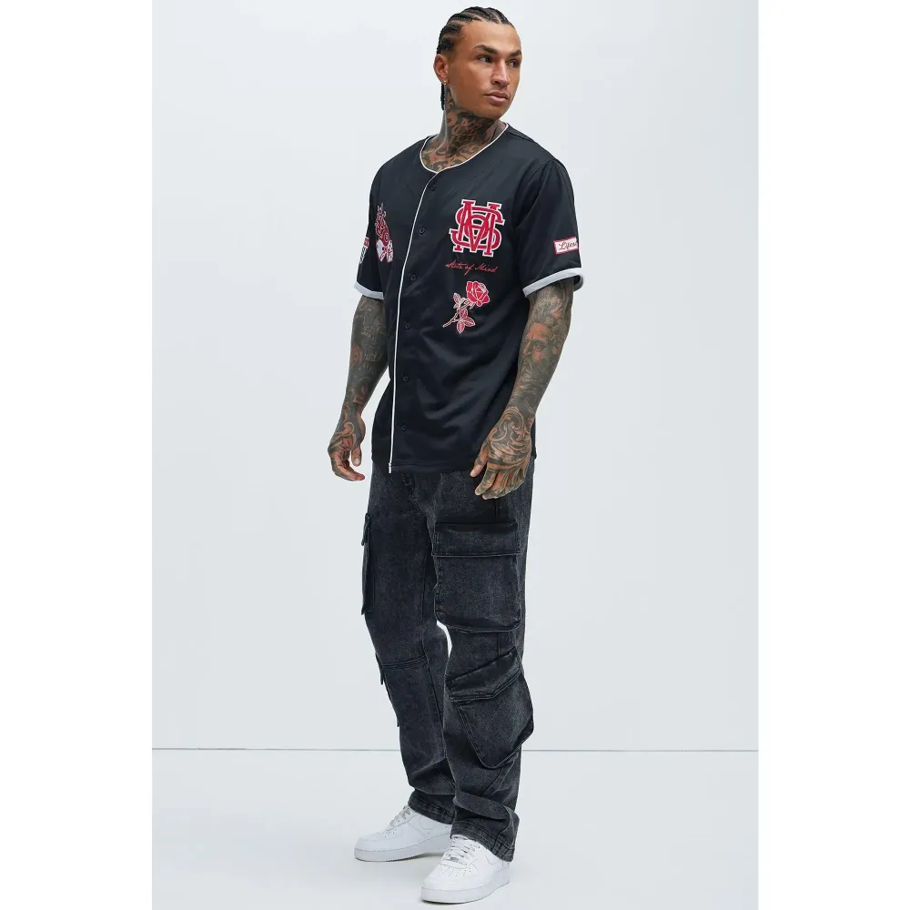 Men's Straight Cargo Jeans