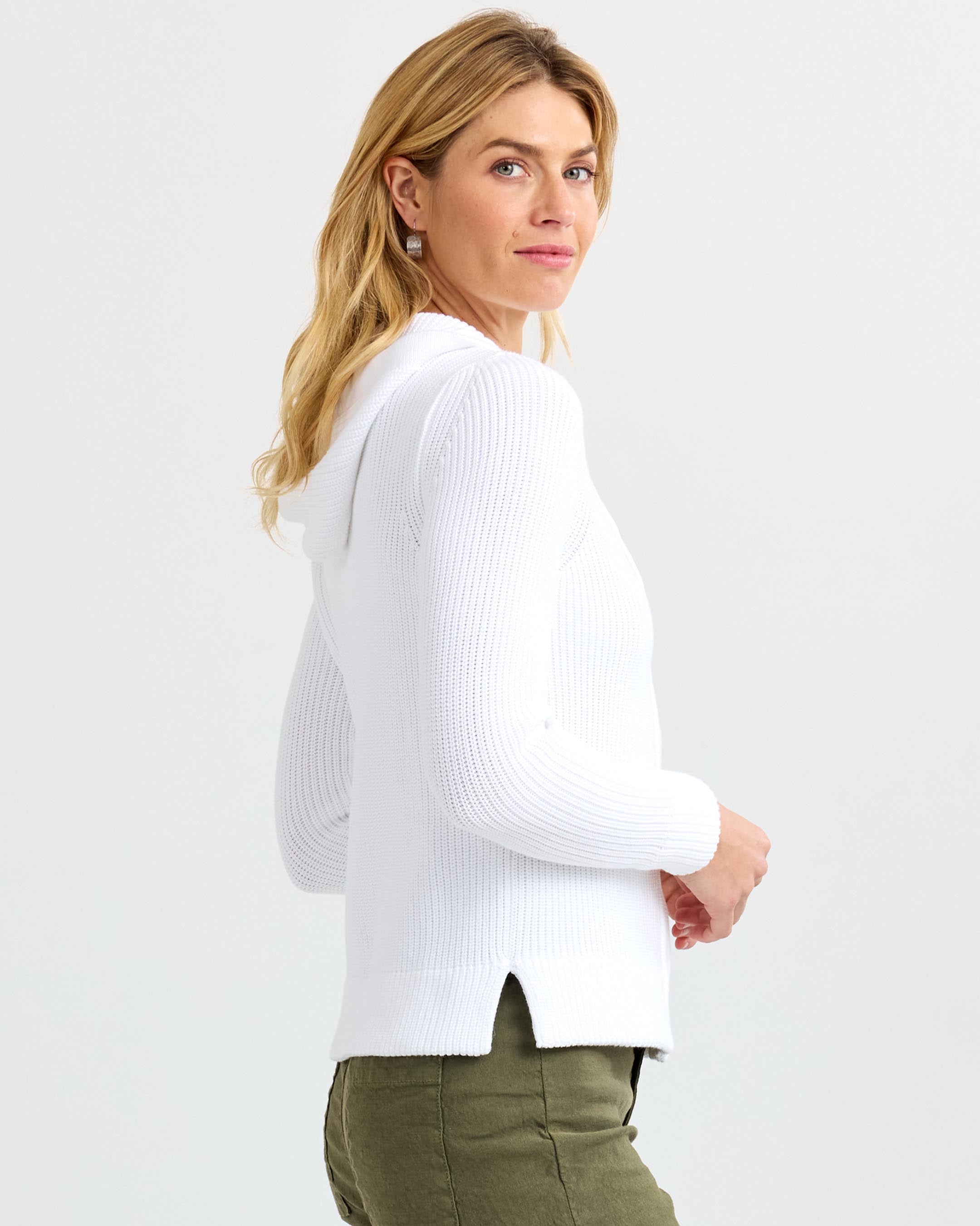 Women's Cotton Fisherman Zip Hoodie product image 13