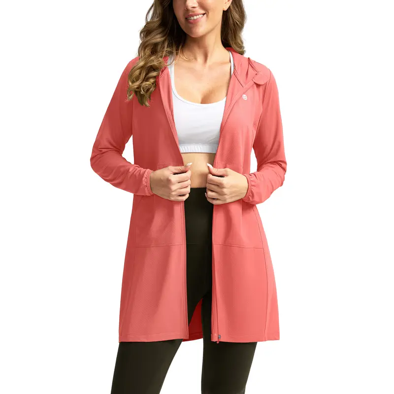Aurora Base Women's UPF 50+ Swim Cover-Up Hoodie Jacket media image 23