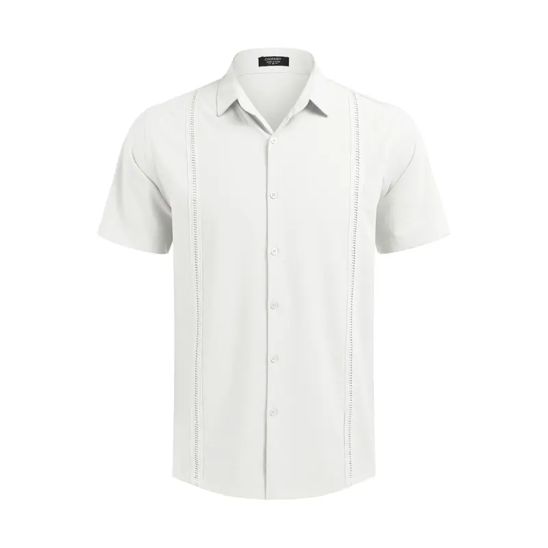 Men's Cuban Guayabera Short Sleeve Shirt product image 12