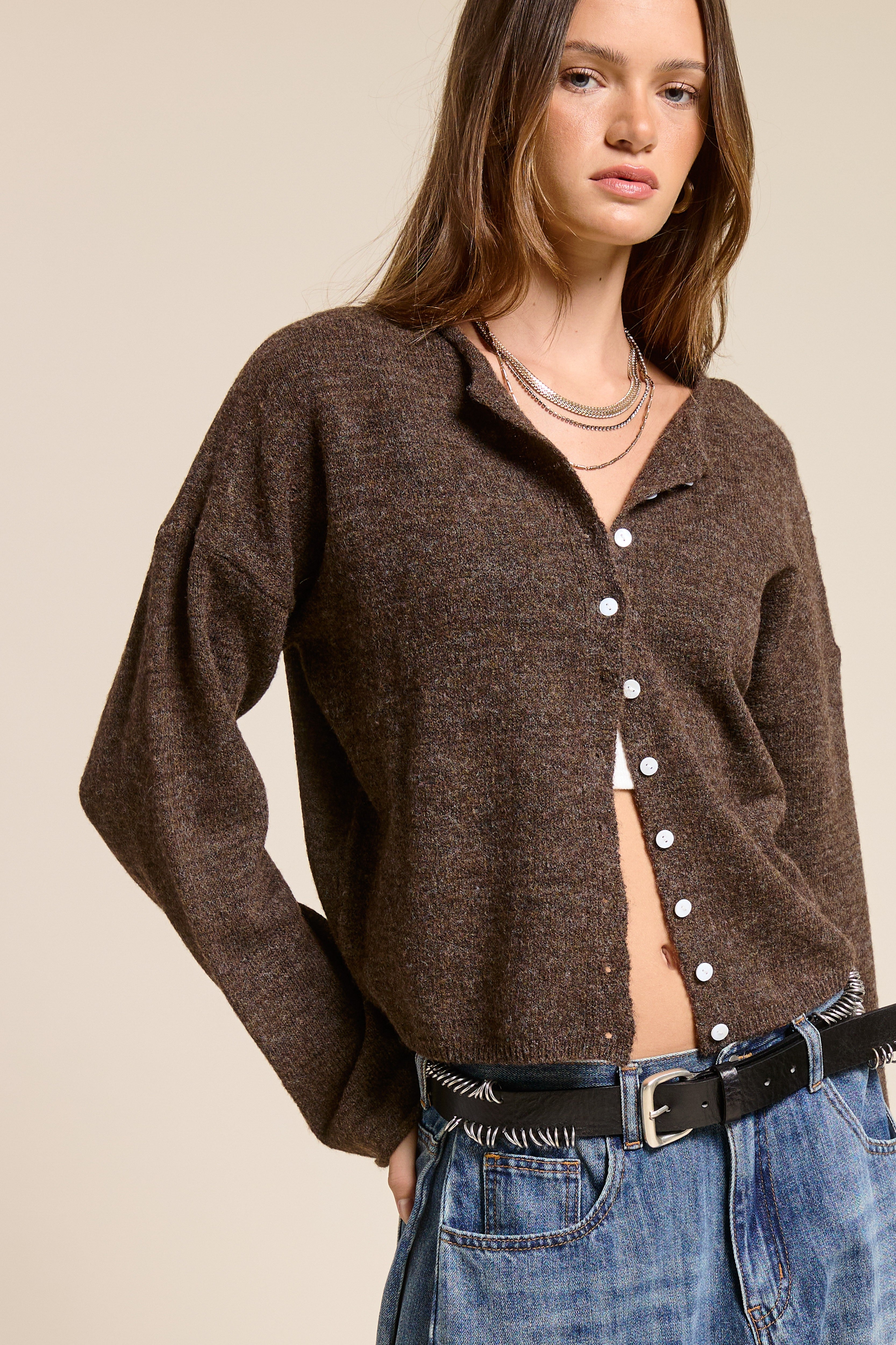 Ruby Button-Up Cardigan