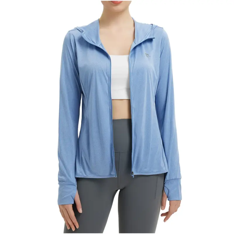 Aurora Base Women's UPF 50+ Lightweight Sun Protection Hoodie media image 19