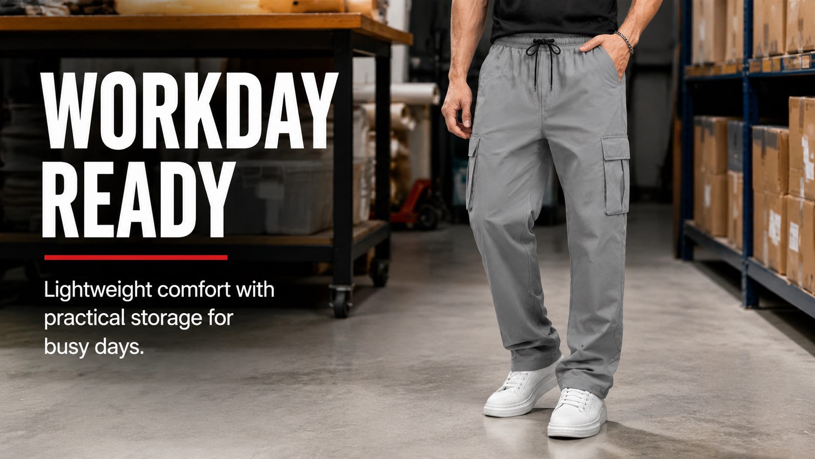 Workday ready cargo pants
