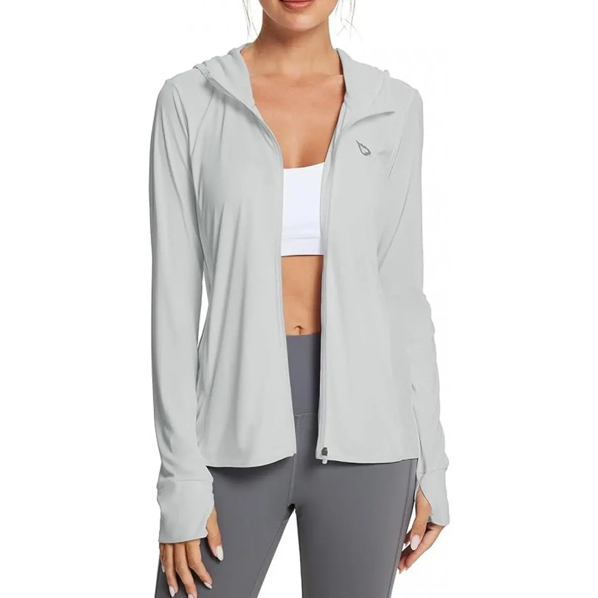 Aurora Base Women's UPF 50+ Lightweight Sun Protection Hoodie media image 11