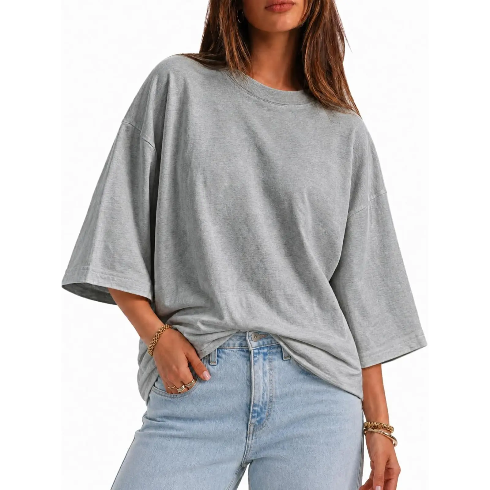 Women's oversized cotton t-shirt product image 10