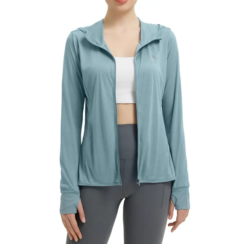 Aurora Base Women's UPF 50+ Lightweight Sun Protection Hoodie media image 21