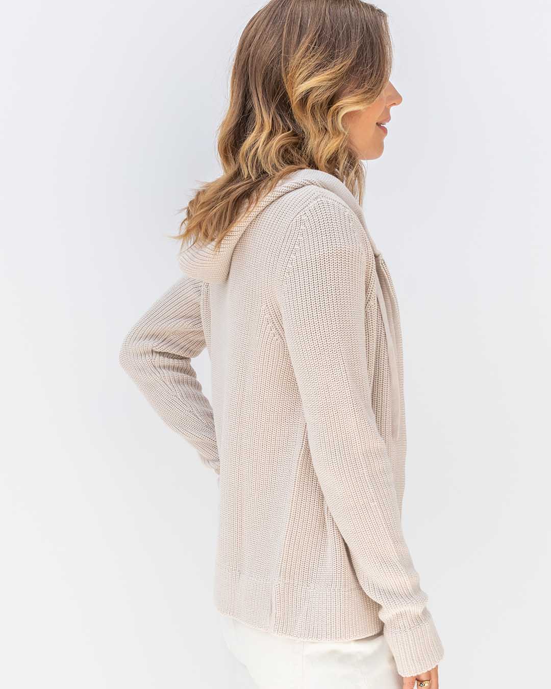 Women's Cotton Fisherman Zip Hoodie product image 4