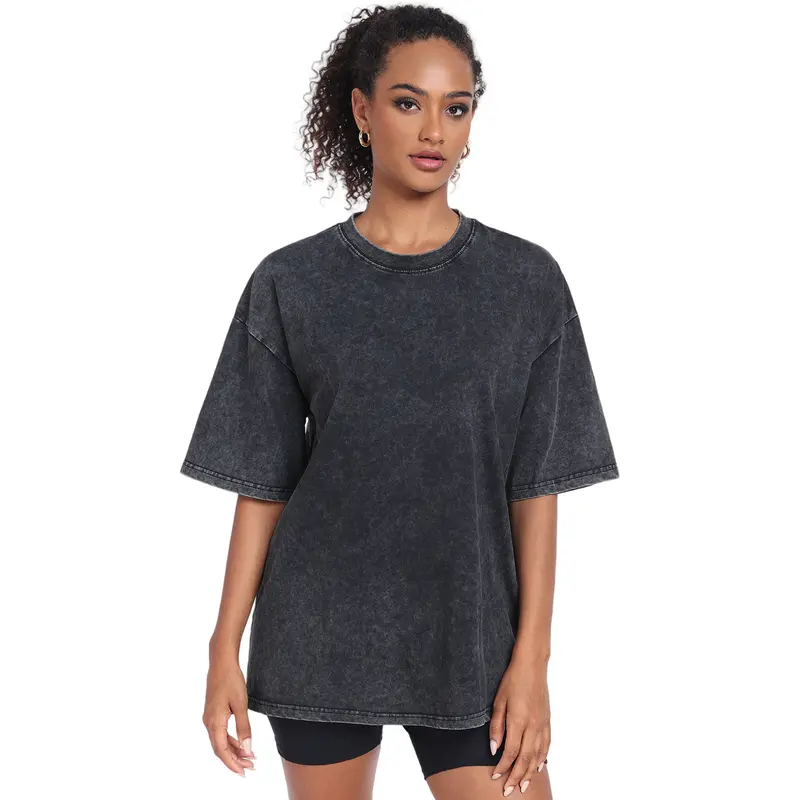 Aurora Base Women's Oversized Acid Wash T-Shirt product image 12